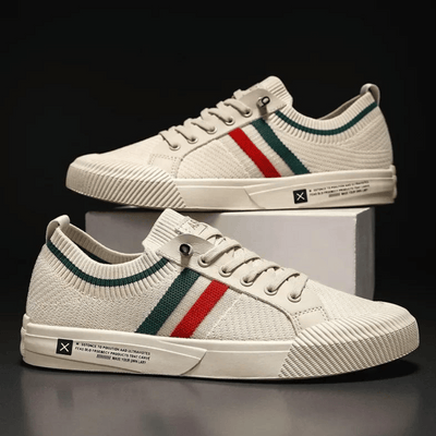 Jon | Stilfulde Stribede Sneakers l Vanero