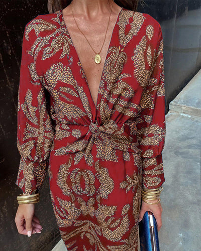 Elegant Silke Kjole | Sofistikeret Stilet Look Til Kvinder | Vanero