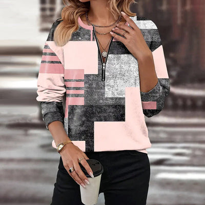 Vintage l Farve Blok Sweatshirt l Vanero