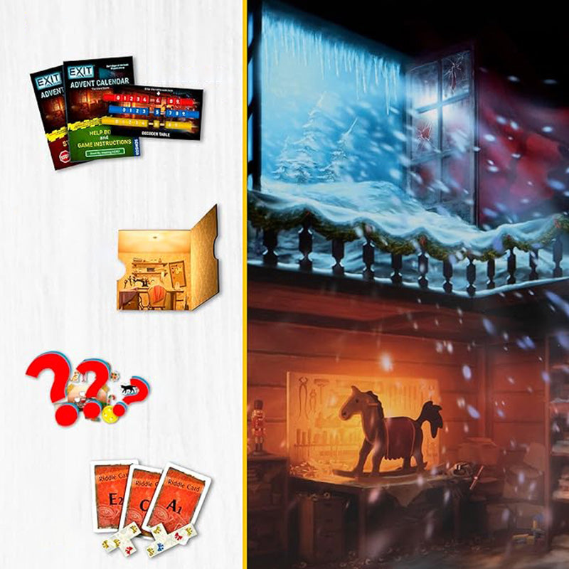 Julekalender | Det Stille Storm Familiespil - Spændende Selskabsspil til Juletiden | Vanero