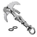 Foldbar Grappling Hook Outdoor Værktøj | Rustfrit Stål Kompakt Konstruktion | Camping Vandring Overlevelse & Friluftsudstyr | Vanero