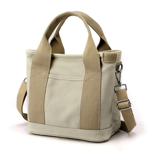 Crossbody Taske Canvasmateriale | Justerbar Pasform Skuldertaske | Kompakt Lynlåsopbevaring Til Hverdagsbrug & Fritid | Vanero
