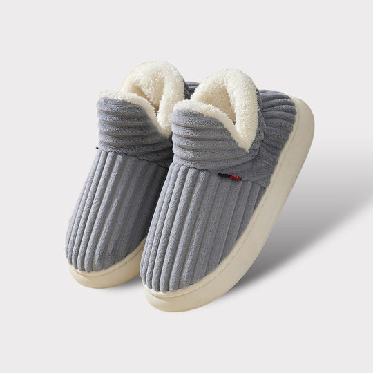 WarmSlipper l Cozy Skridsikre flade letvægtshjemmesko l Vanero