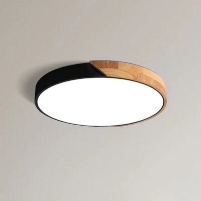Delos | Scandinavisk Træ LED Plafondlampe med Energieffektiv Belysning | Vanero