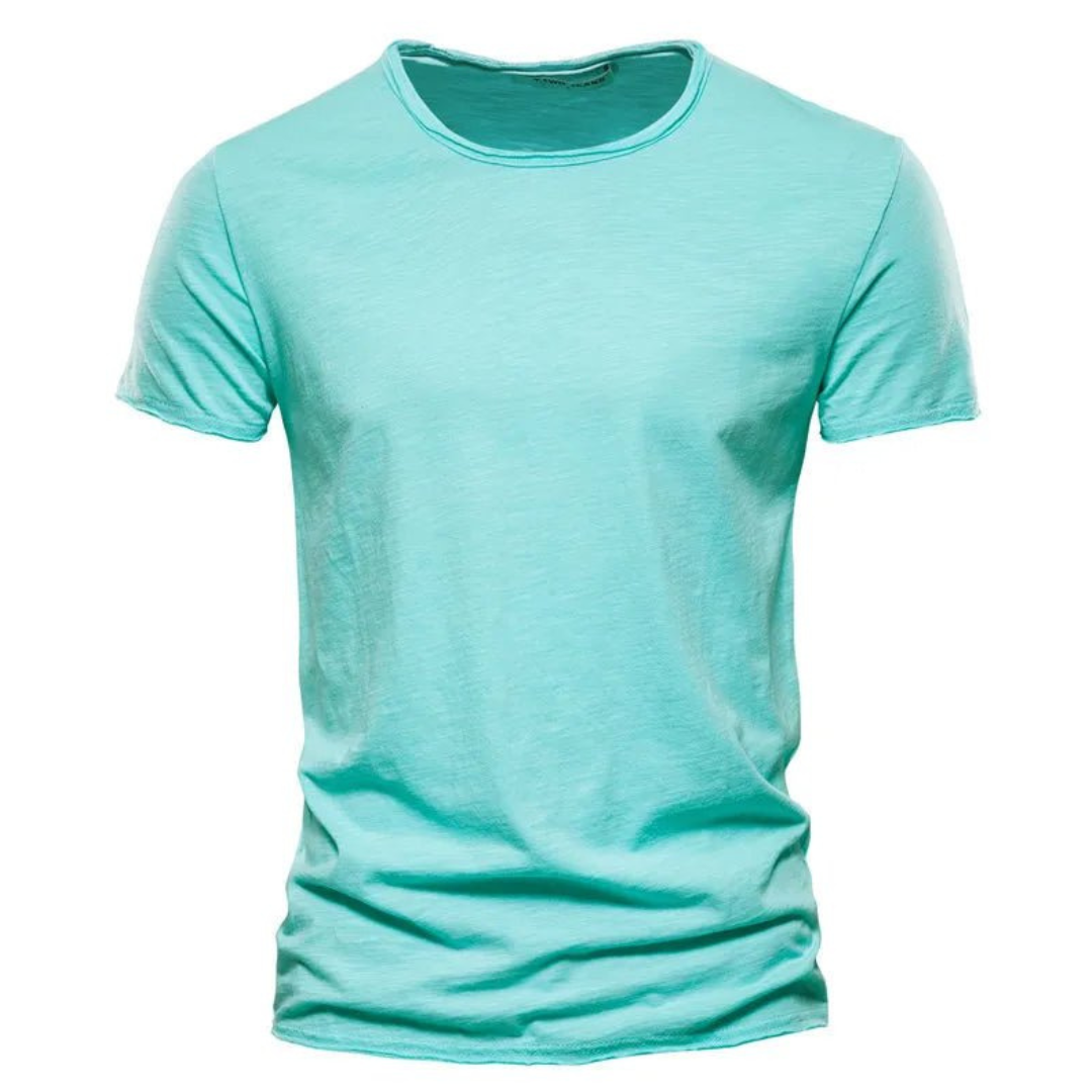 Gabriel | Stilfuld T-shirt med rund hals l Vanero
