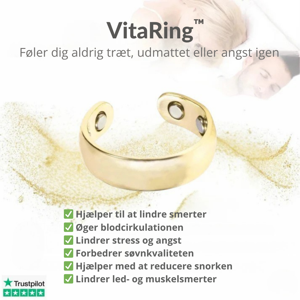 VitaRing | Aldrig Mere Gøle dig Træt, Udmattet Eller Urolig | Vanero