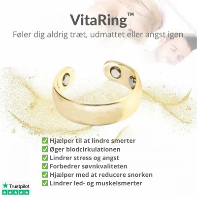 VitaRing | Aldrig Mere Gøle dig Træt, Udmattet Eller Urolig | Vanero