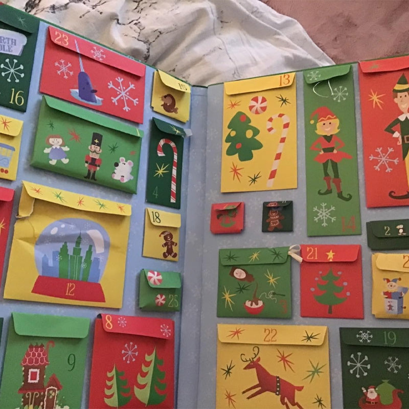Adventskalender | 24-Dages Nedtællingsdesign | Juledekoration & Overraskelsesrum Indendørs Sæsonudsmykning | Vanero