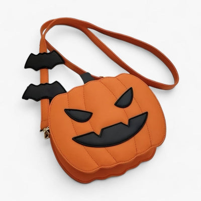 Juna Halloween Pumpkin Skuldertaske | Justerbart Riem & Festligt Design | Vanero