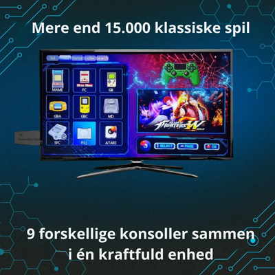 RetroGames Stick | Oplev nostalgi med de bedste 20.000 klassiske spil l Vanero