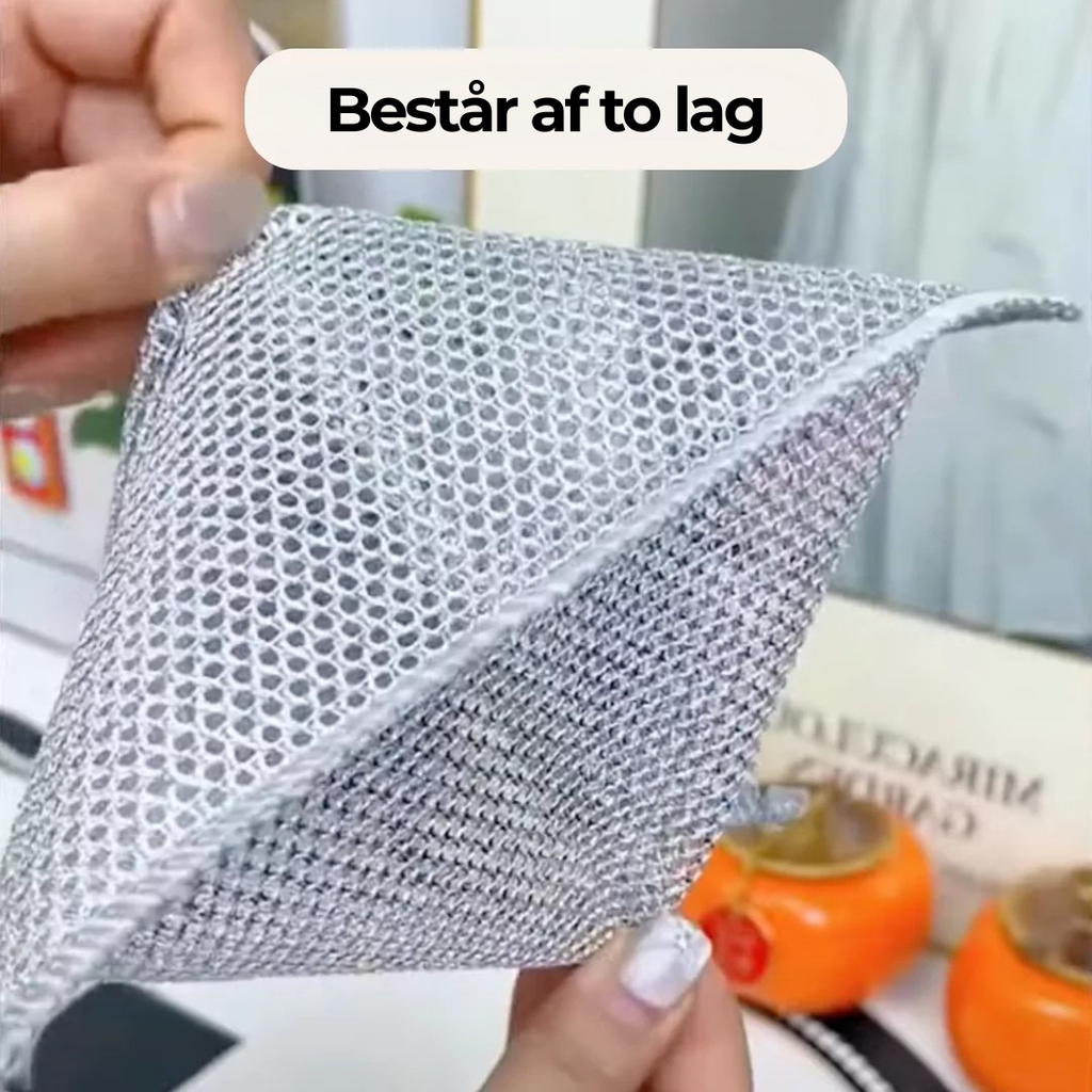 ShinySwipe Rengøringssvampe | Genanvendelige Mikrofiber Skumsvampe | Ridsefri Rengøring til Køkken og Badeværelse | Vanero
