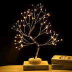 LEDBonsai Bordlampe | Bonsaitræ Lampe Med Varm LED Belysning | USB Eller Batteridrevet | Vanero