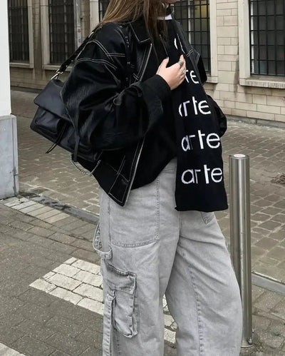 Oversized Bomberjakke | Stilfuld og Varmebestandig | Perfekt til Efterår og Vinter l Vanero