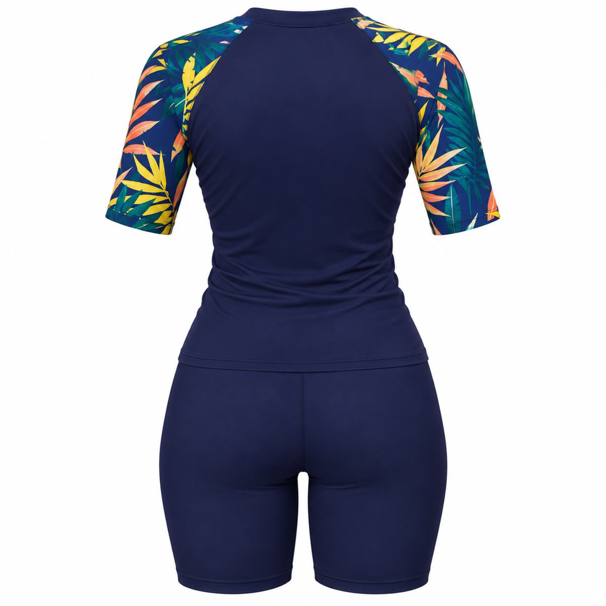 Dame Sport Badetøj Nylon Spandex | Todelt Sæt med Top og Shorts | Fleksibelt Design til Strand og Vandsport | Vanero