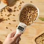 Digital Måleske Med LCD Display | Køkkenredskab Til Portionering Af Ingredienser | Aftagelig Ske Op Til 800 g | Vanero