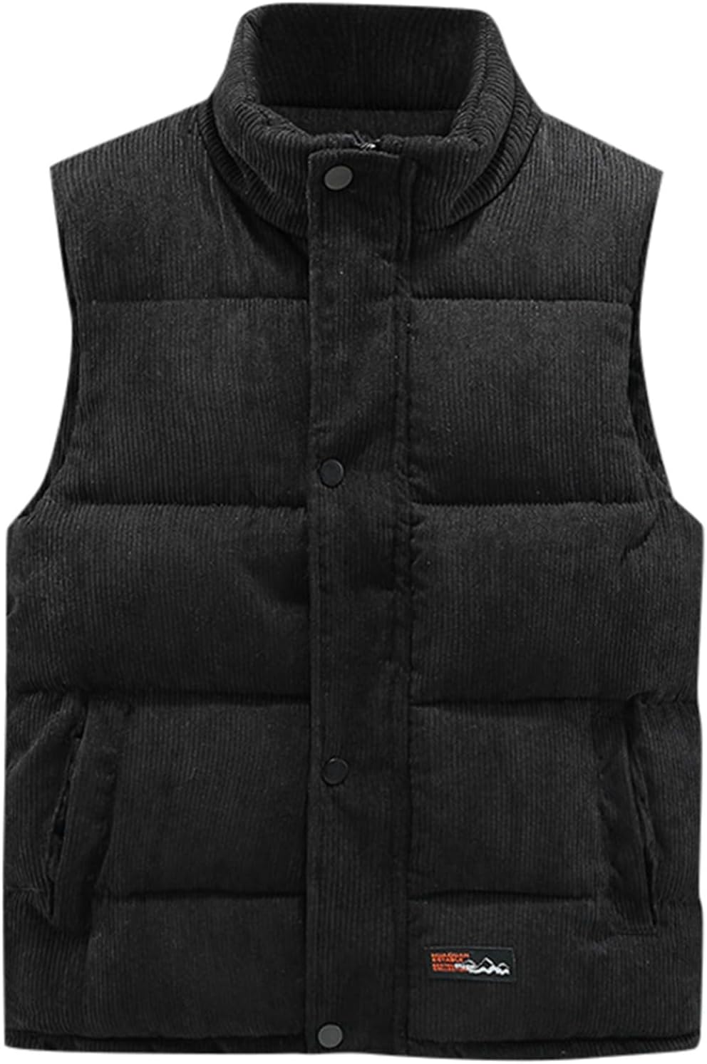 Herrevest Isoleret Tekstilmateriale | Regular Fit Puffervest | Ærmeløst Lag-På-Lag Design til Hverdags- & Køligt Vejr Brug | Vanero