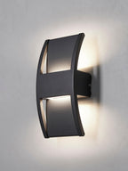 LED Up Down Væglampe Udendørs Armatur | IP54 Metalkonstruktion 3000K Belysning | Facade Terrasse Indgang & Udendørs Brug | Vanero