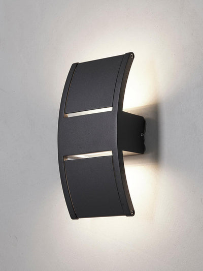 Nielsen Light Lærk Udendørs Væglampe | Up/Downlight Antracit | Vanero