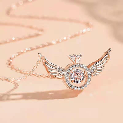 Jewelance | Elegant Halskæde Med Englevinger | Vanero