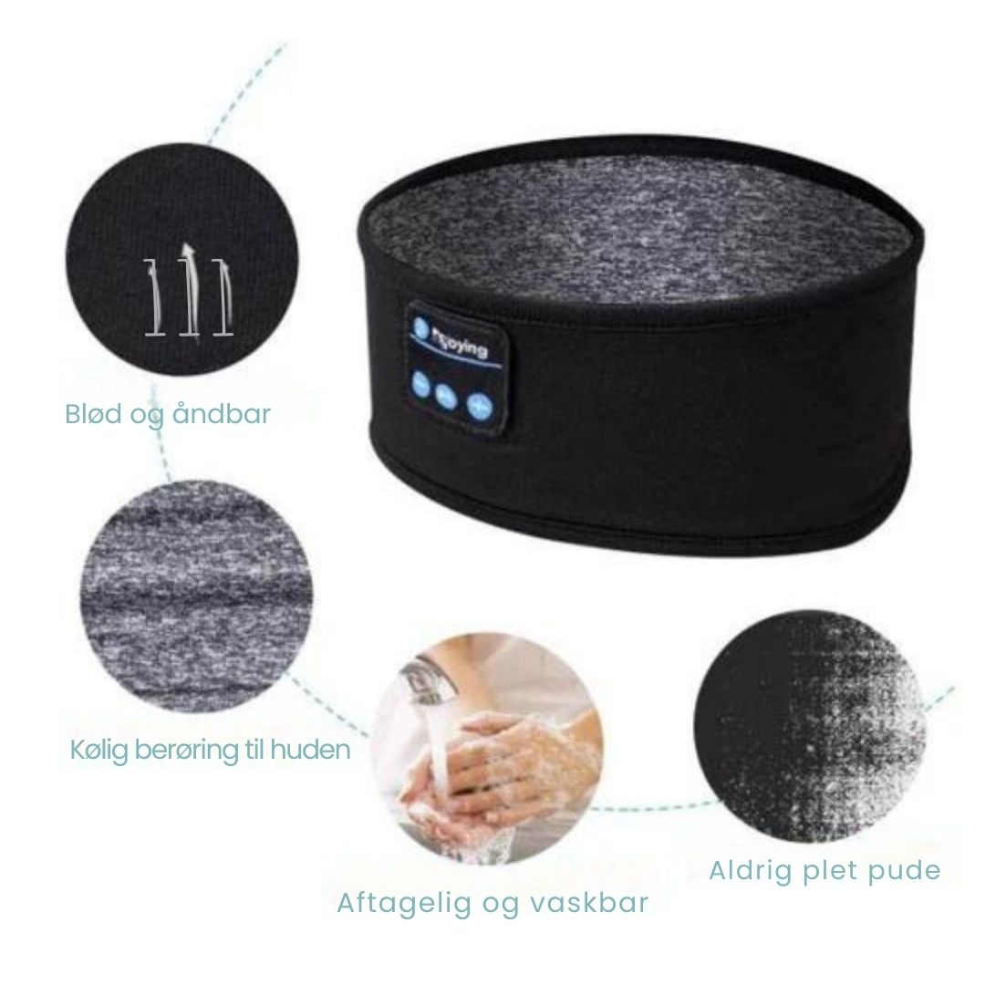 Bluetooth Sovemaske Med Hovedtelefoner | Trådløst Lyd- og Øjenmaskedesign | Rejser Meditation & Afslapning | Vanero