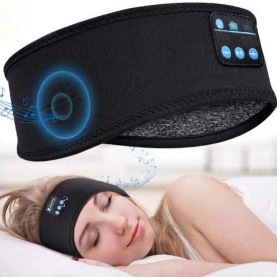 Bluetooth Sovemaske Med Hovedtelefoner | Trådløst Lyd- og Øjenmaskedesign | Rejser Meditation & Afslapning | Vanero