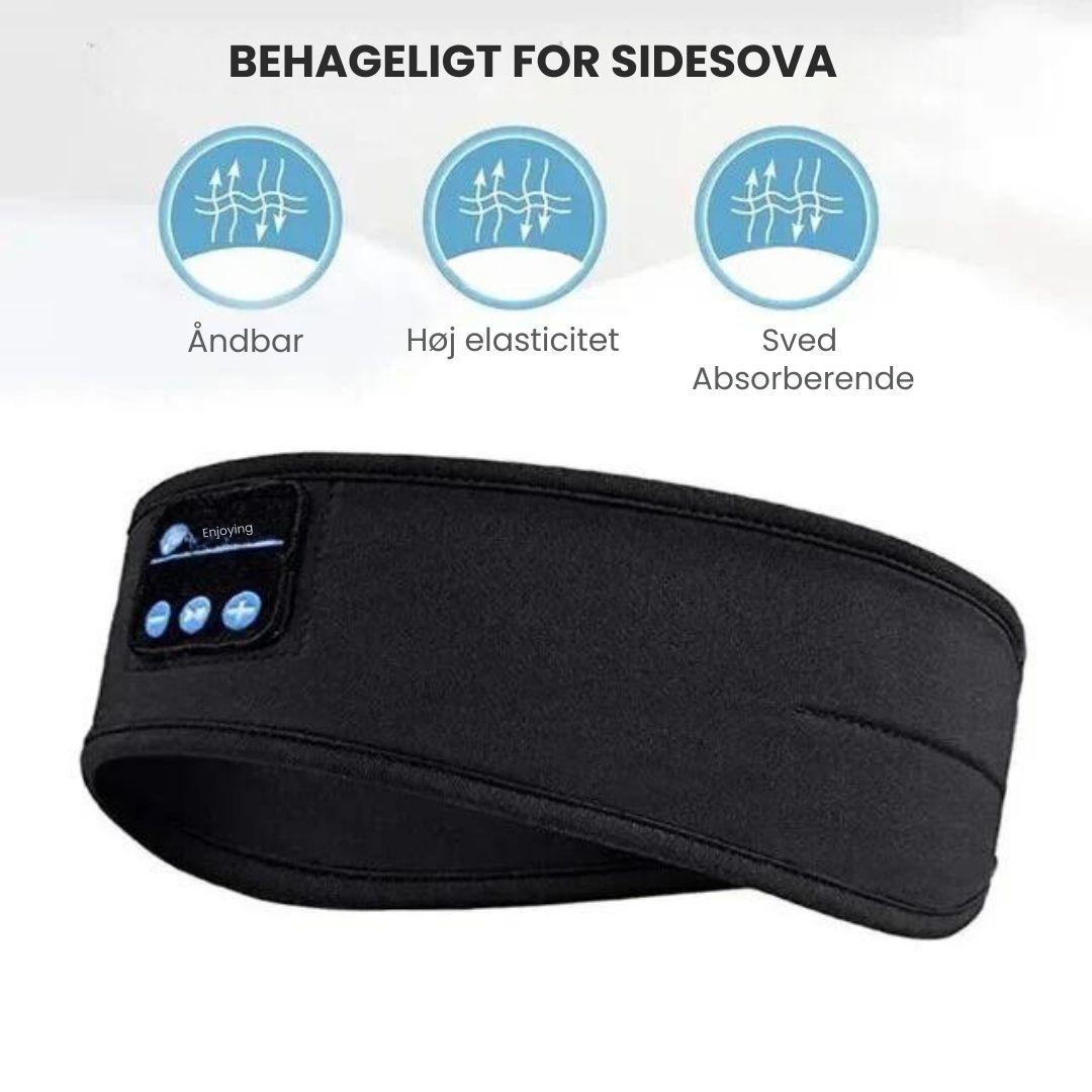 Bluetooth Sovemaske Med Hovedtelefoner | Trådløst Lyd- og Øjenmaskedesign | Rejser Meditation & Afslapning | Vanero