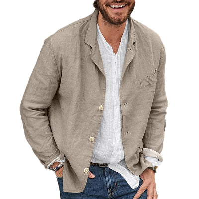 Svend | Stilfuld Casual Jakke med Knaplukning l Vanero