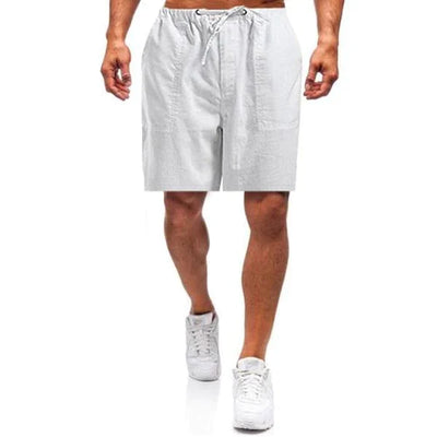 LinoFit l Herre Leinen Shorts l Vanero