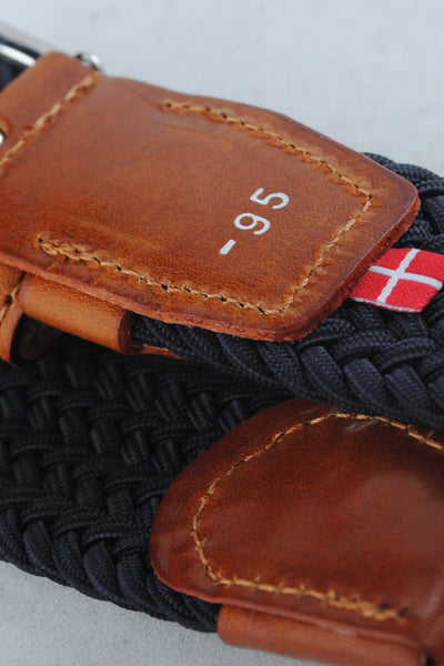 BOSSWIK | Belt, Navy Ribbon | Vanero