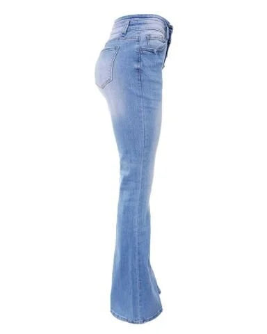 Kerryl | Bootcut-jeans med høj talje l Vanero
