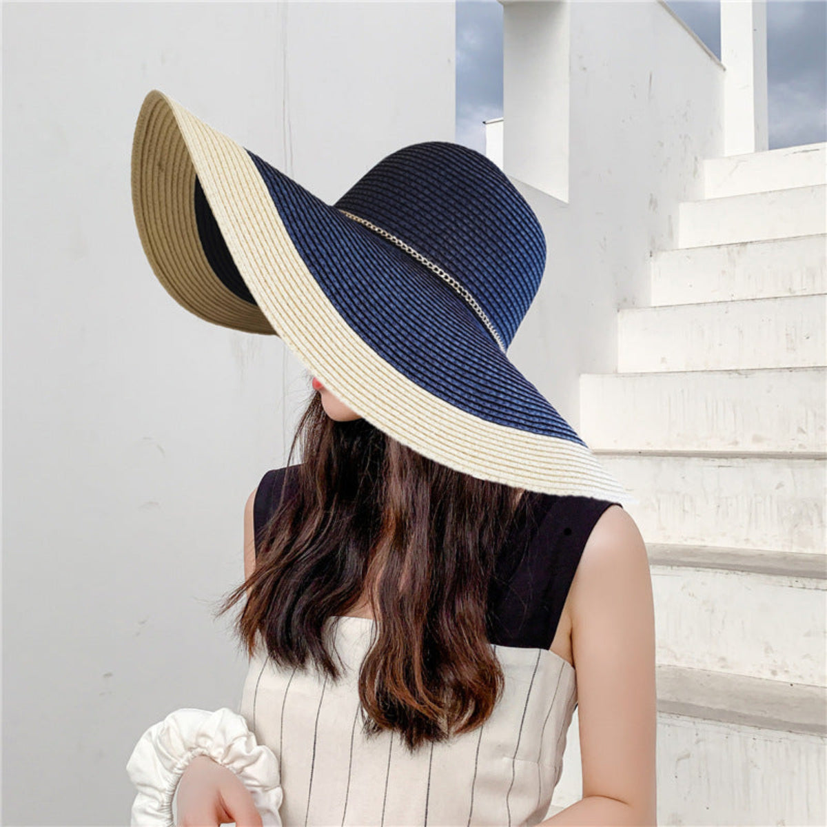 Dame Sommerhat Med Bred Skygge | Let Solhat Med UV-Beskyttende Design | Udendørs Hverdagsbrug | Vanero