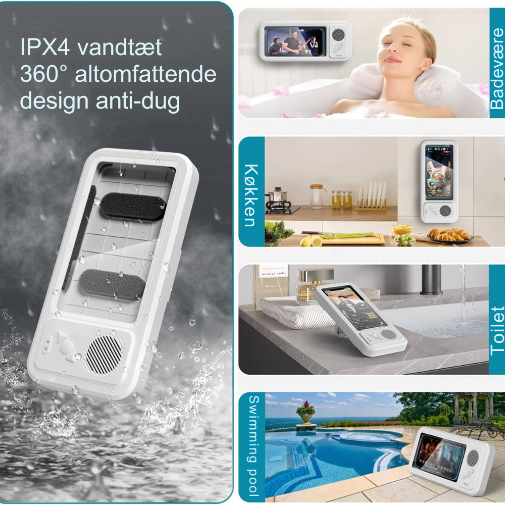 DropBoxx | Den første vandtætte Bluetooth-højttaler-telefontaske | Vanero