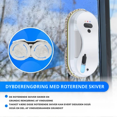 WindowSweep | Vinduesrobot Automatisk rengøring med sensorer og vandspray l Vanero