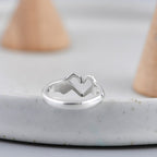 I Love You Forever Legering Konstruktion | Justerbar Ring | Graveret Tekstdesign til Hverdagsbrug & Særlige Anledninger | Vanero