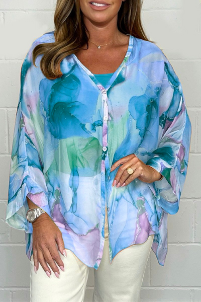 Anya l Etisk chiffonbluse l Vanero