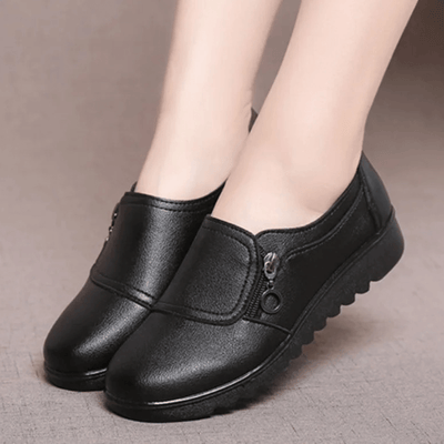 Lisa l Moderne komfort veganske læder wedge loafers l Vanero