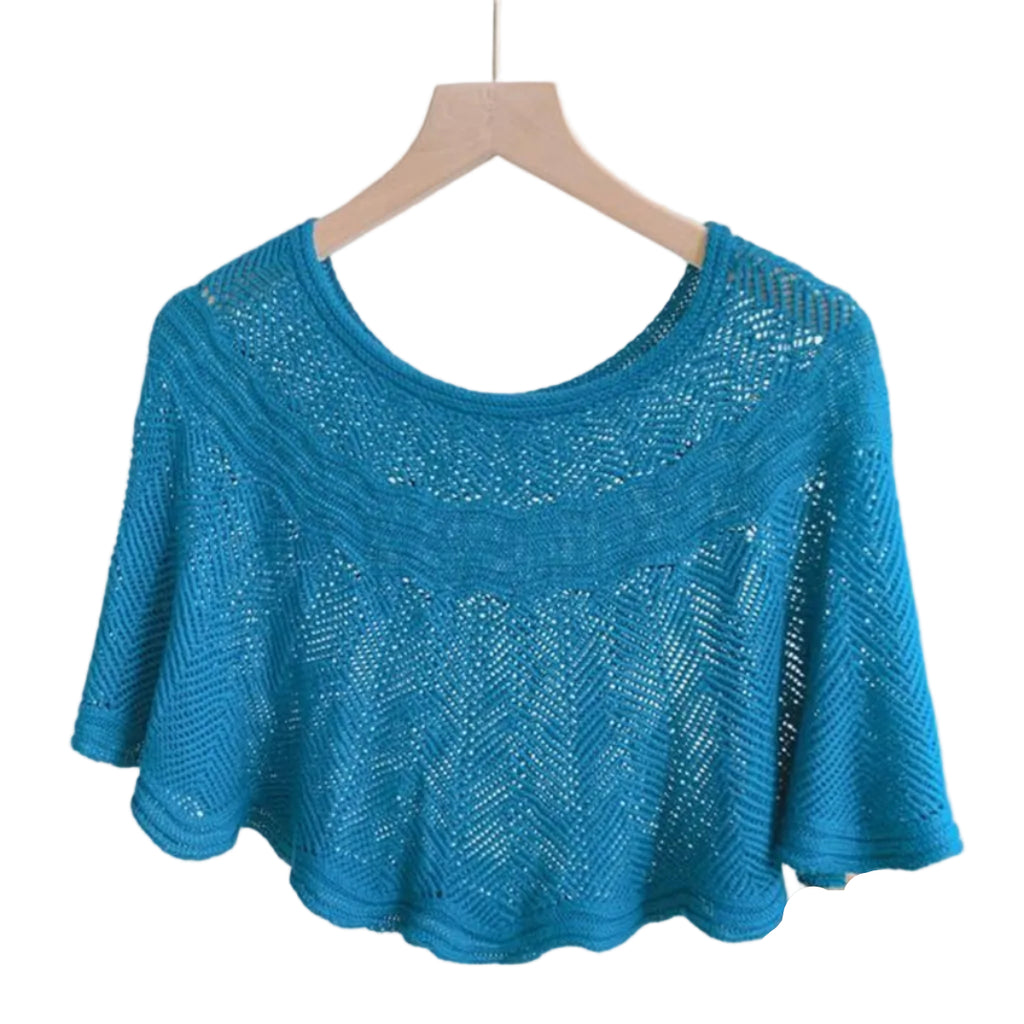 Dame Strikket Cover Up Top | Let Is Silke Shrug Til Ærmeløse Toppe Og Badetøj | Vanero