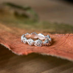 Græskarring Legeringsmetal | Justerbar Pasform Ring | Halloween Inspireret Design Til Temafester & Cosplay | Vanero