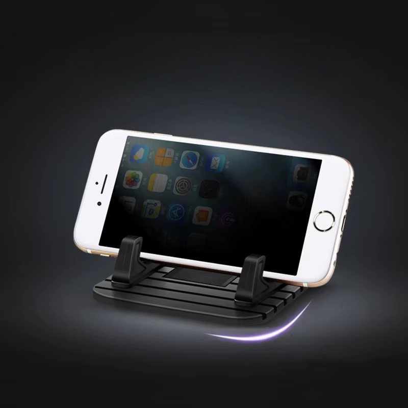 Dashboard-Telefonholder | Skridsikker Silikonebund & Fastgørelse Uden Lim | Kompakt Smartphone-Holder Med 1,2 cm Spalte | Vanero