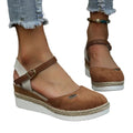 Dame Espadrillos PU Overmateriale | Afslappet Pasform Espadrillos | Design med Vævede Detaljer til Sommer- og Hverdagsbrug | Vanero