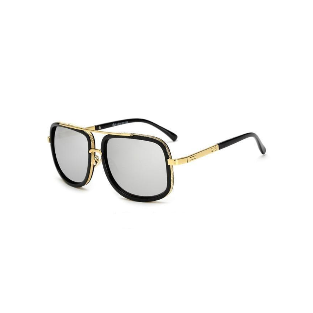 Blayze | Polariserede UV400 Retro-solbriller med stort firkantet stel til luksusstil | Vanero
