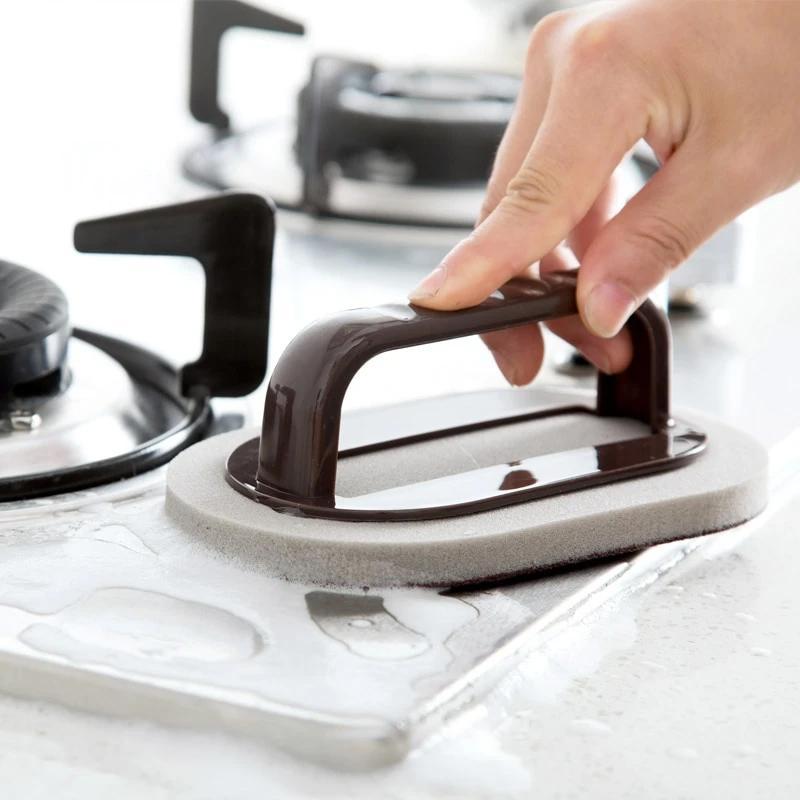 GripClean Ergonomisk Køkkensvamp l Effektiv Rengøring med Komfortabelt Greb l Vanero