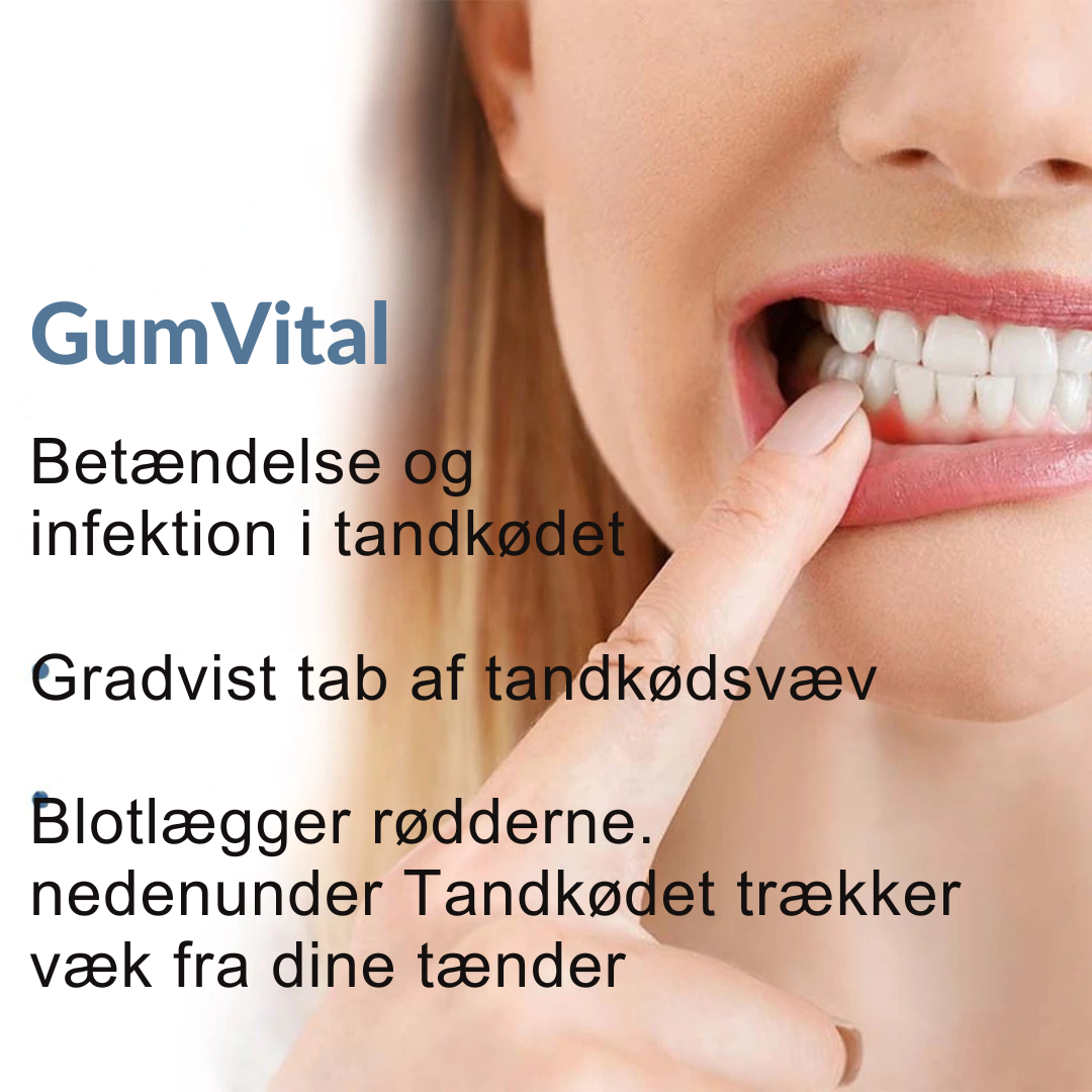 GumVital | Synlig bedring af tandkødet på 93%! | Vanero