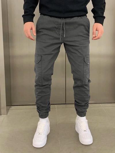 Malthe | Komfortable Cargo Joggers med Elastisk Talje l Vanero