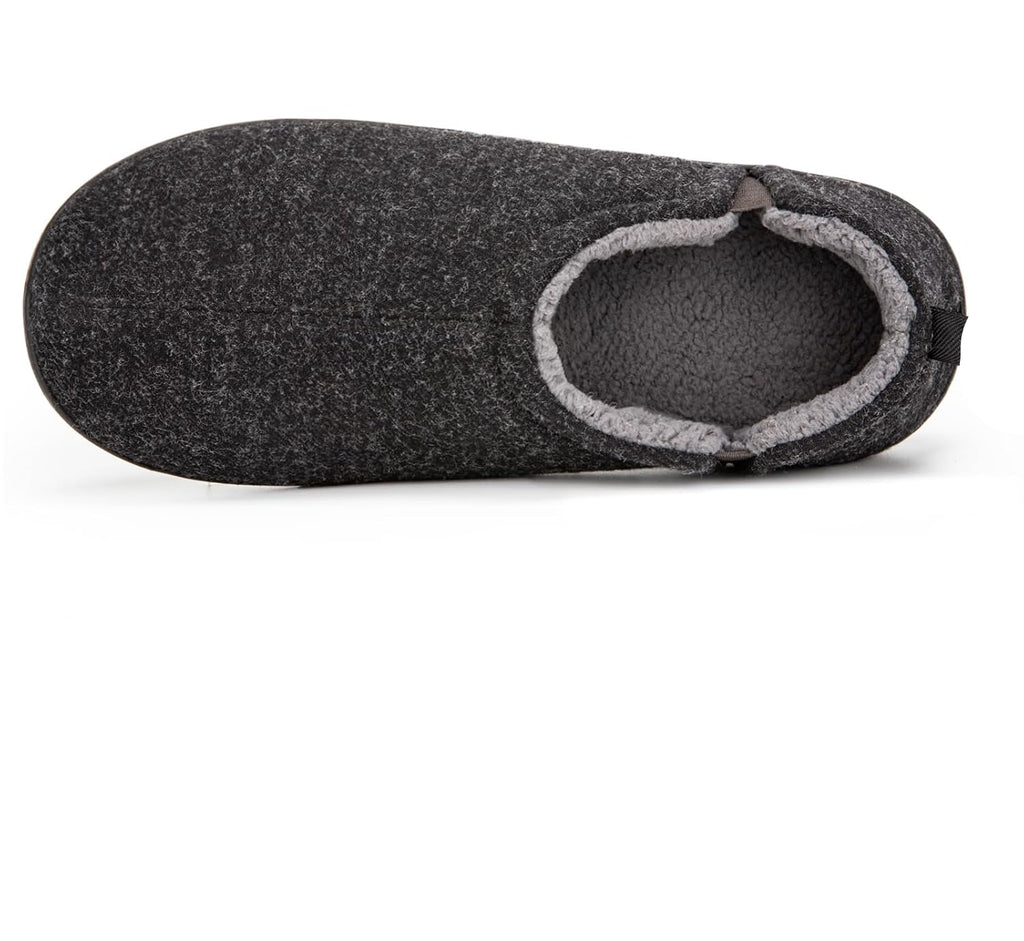 Herre Vinter Sutsko i Fleece | Sherpa-For & Memory Foam Indersål | Skridsikkert Indendørs Fodtøj Til Hjemmet | Vanero