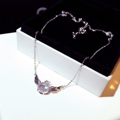 Jewelance | Elegant Halskæde Med Englevinger | Vanero