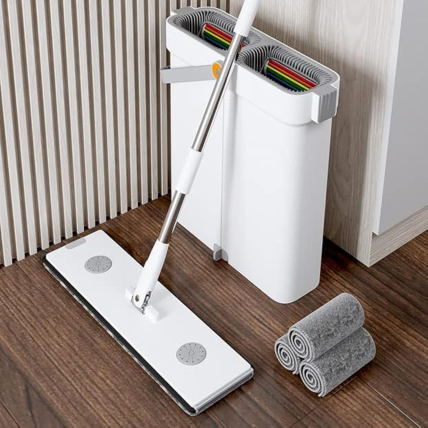 Moppesæt | Moppesystem med vridefunktion + 4 klude | Vanero