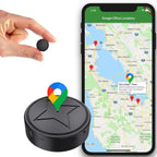 Kompakt GPS-Tracker Med Magnetisk Montering | Vejrbestandigt Transportabelt Design | Positionssporing Til Køretøjer Tasker & Udstyr | Vanero