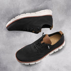 Herre Slip-On Sko | Tekstil-Syntetisk Overdel & EVA-Mellemsål | Sko Med Bred Tåboks Til Hverdagsgang & Fritid | Vanero