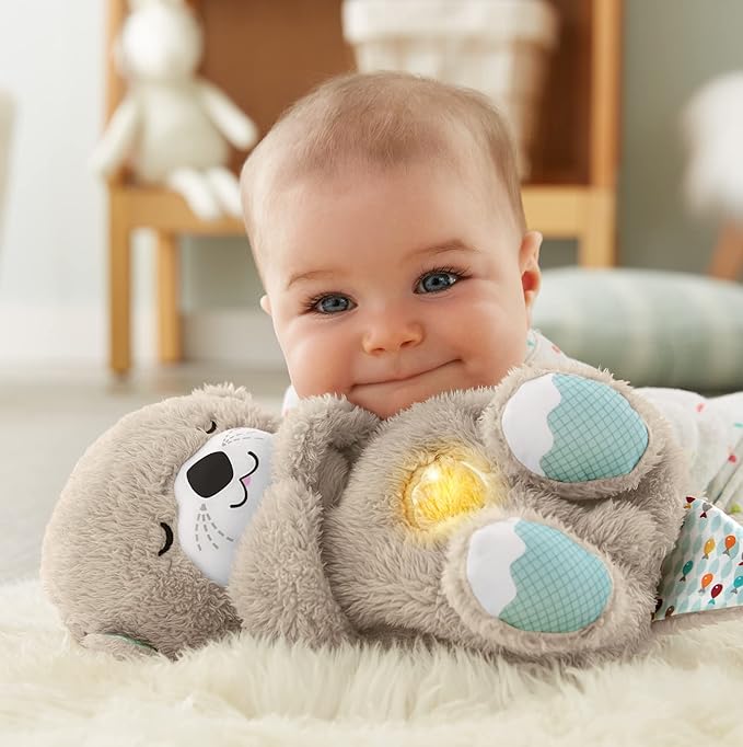 Plys Sovebamse Med LED Natlys | Blødt Batteridrevet Krammedyr Til Børn | Sengetidsbrug | Vanero